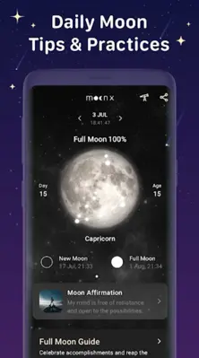 Moon Phase Calendar - MoonX android App screenshot 6